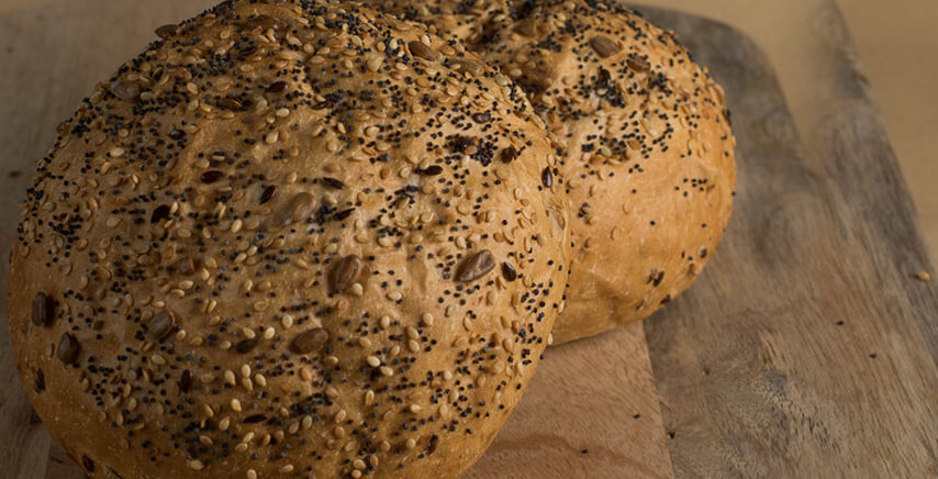 Wholesale Bakery Melbourne - Wholegrain Round Roll